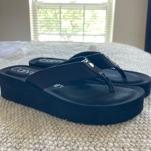 Calvin Klein Platform Flip-flops